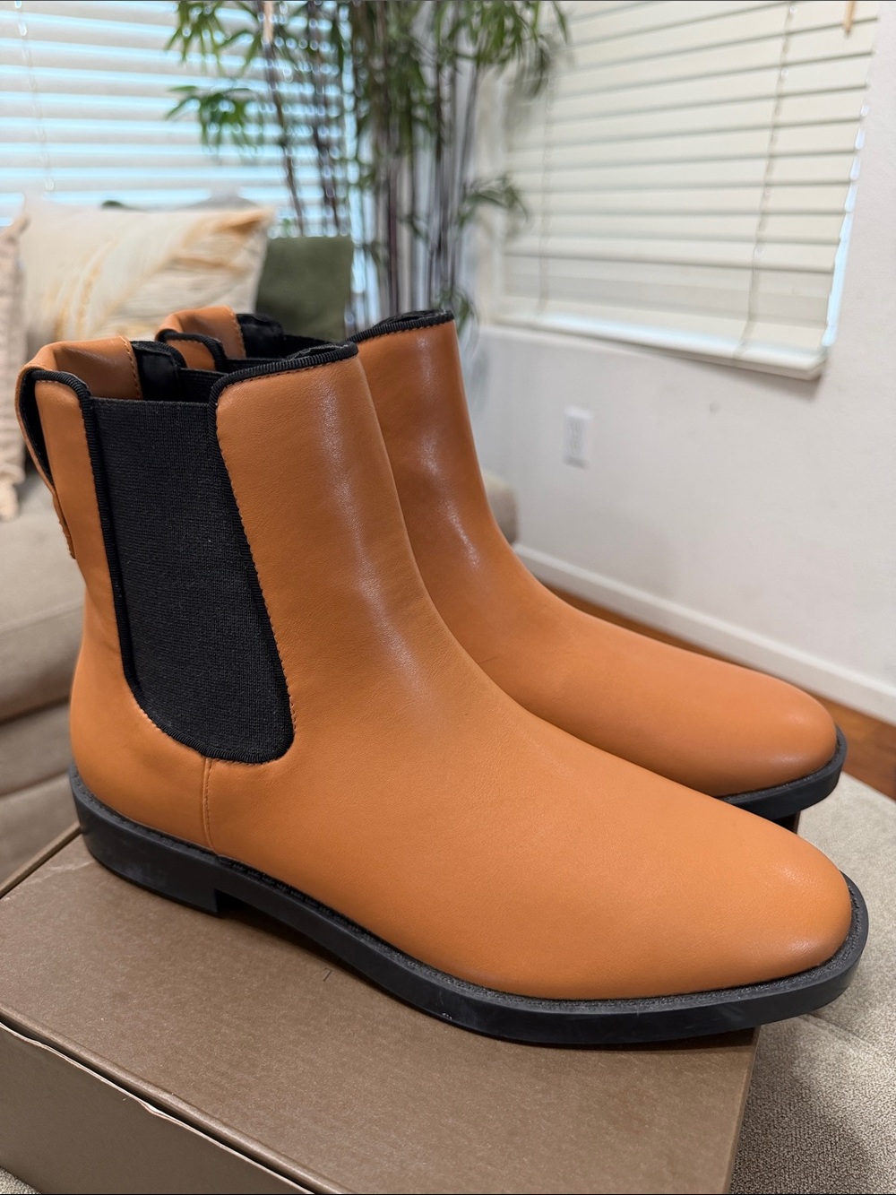 Women’s Tan Aerosoles Boots - Classic Slip-On Style